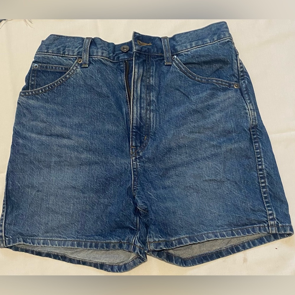 Uniqlo High Waist Jean Shorts!